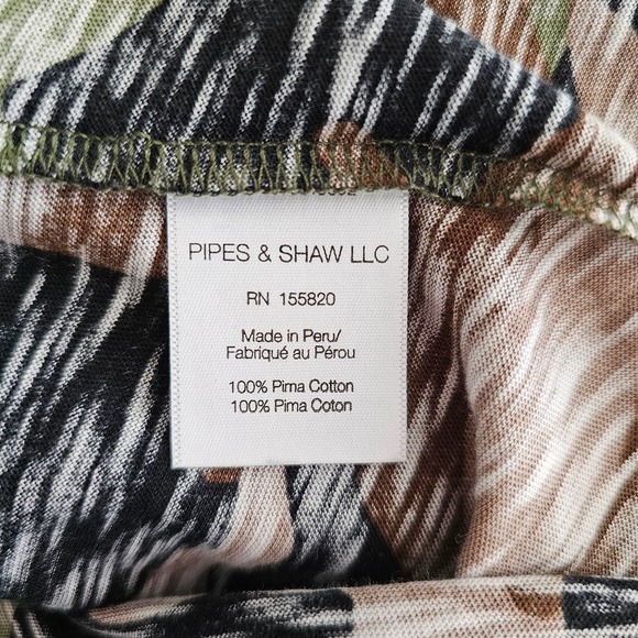 VERONICA BEARD Porter Camouflage Print Puff Long Sleeve Pullover Top Sz XS - Picture 8 of 12